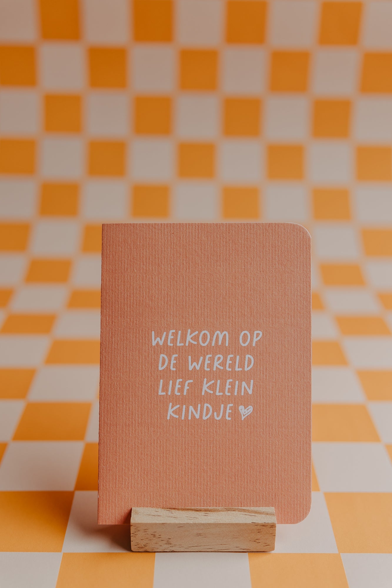 Dubbele wenskaart - Welkom op de wereld