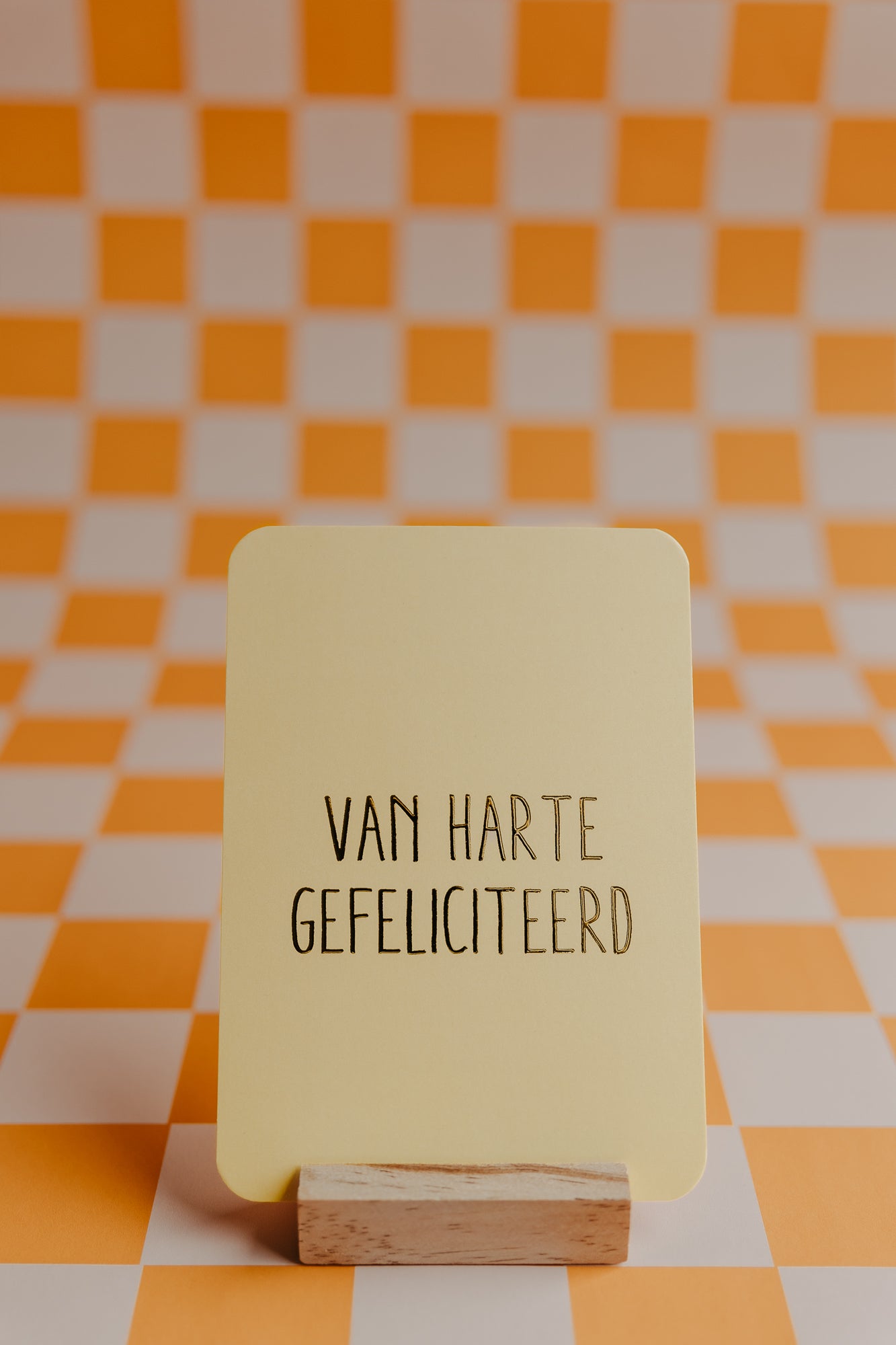 Wenskaart - Van harte gefeliciteerd
