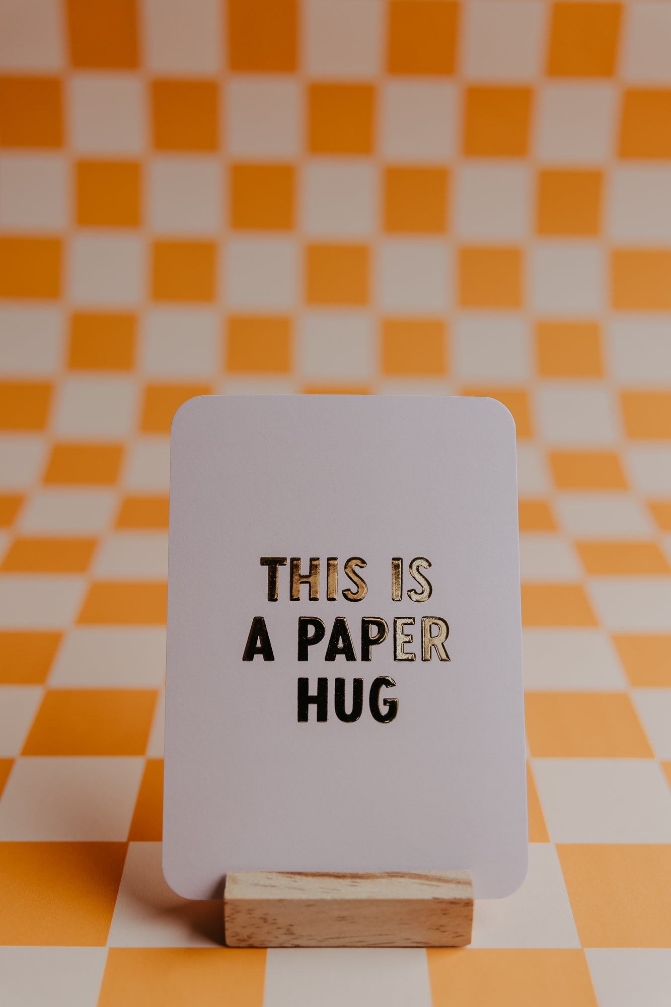 Wenskaart - This is a paper hug