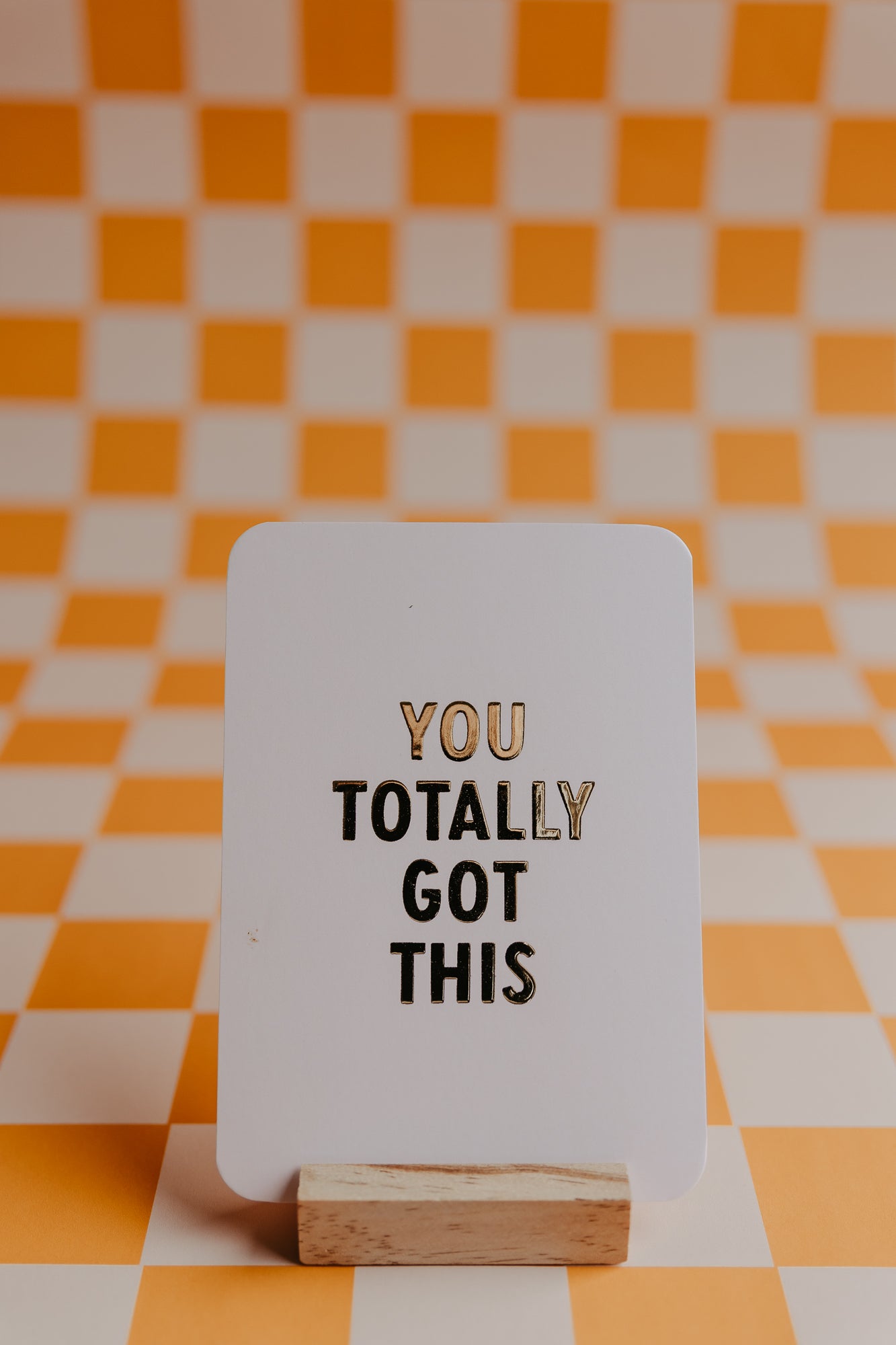 Wenskaart - You totally got this