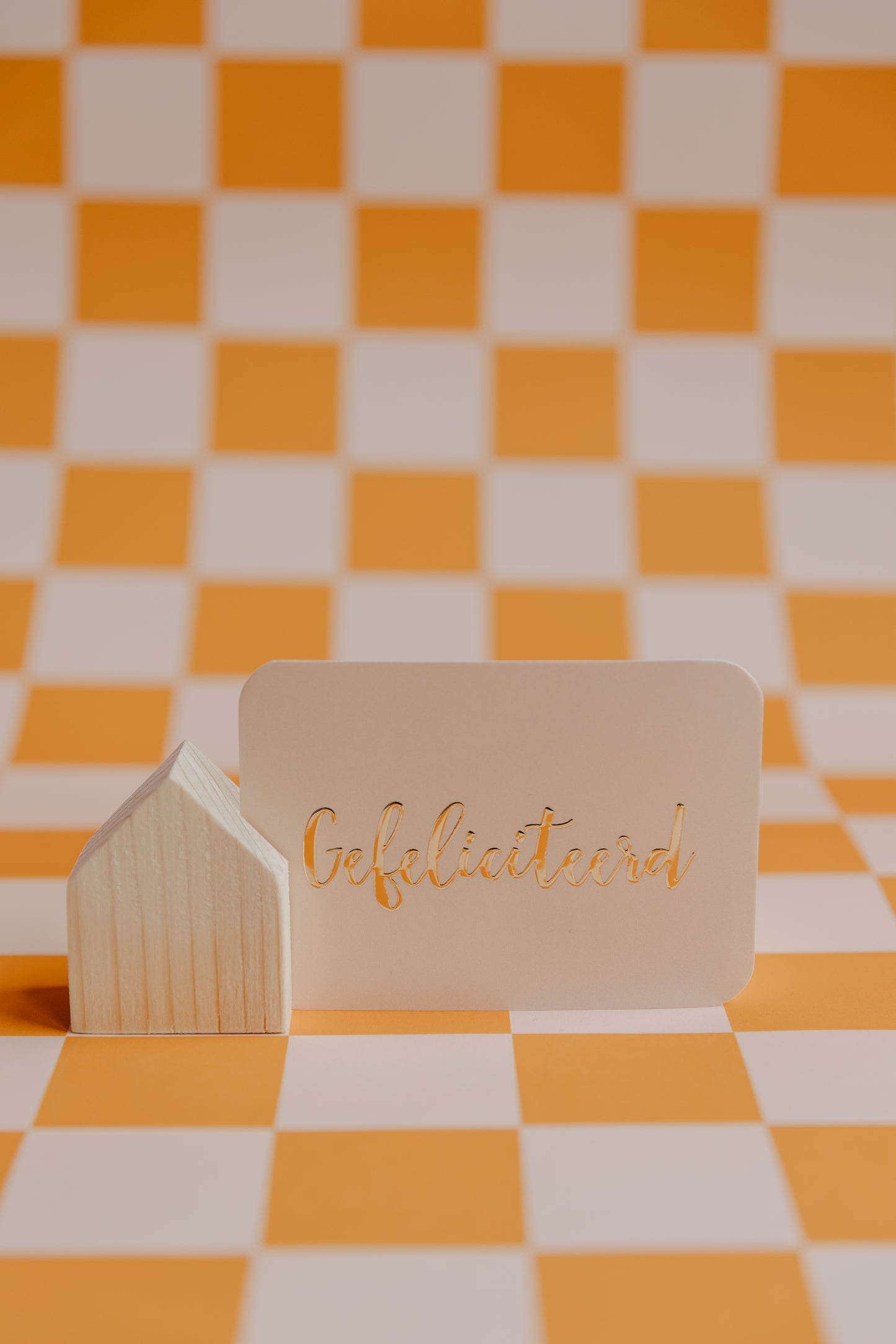 Minikaart - Gefeliciteerd