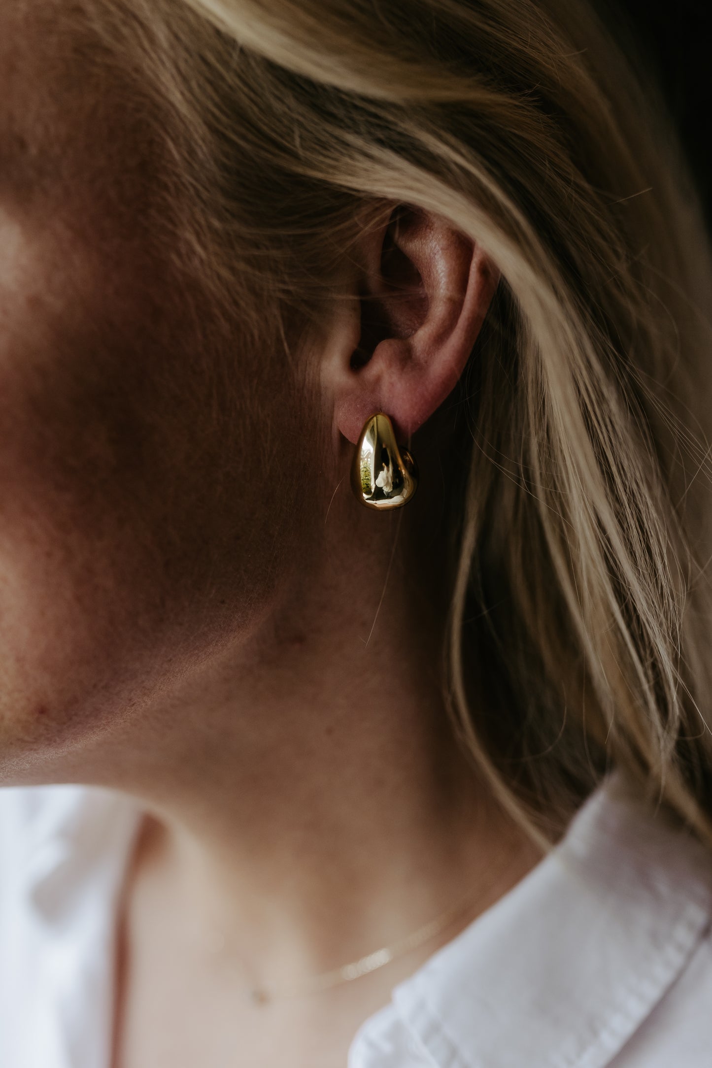 Oorbellen - Drops goud