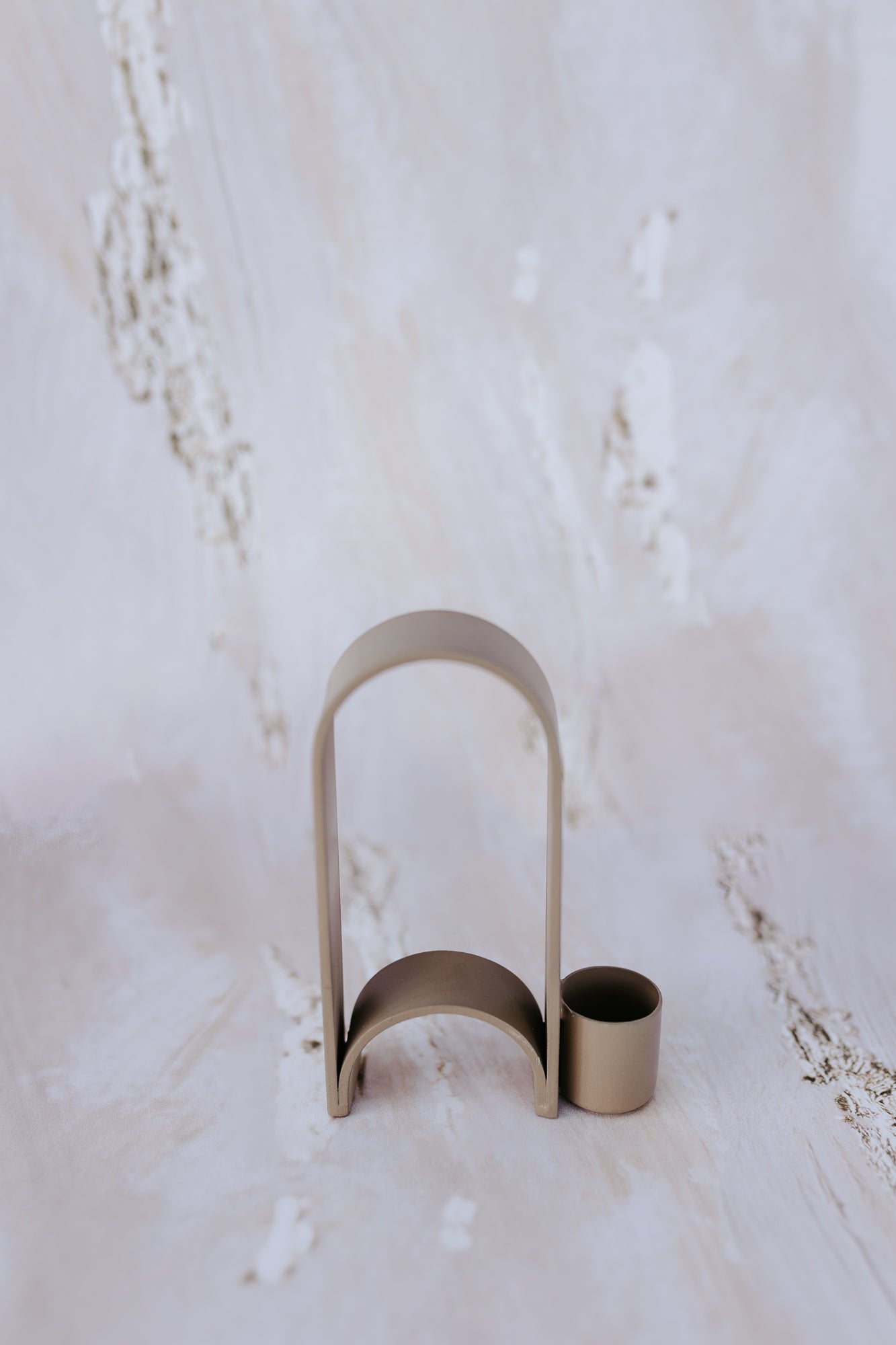 Kandelaar Keet - Beige/Goud