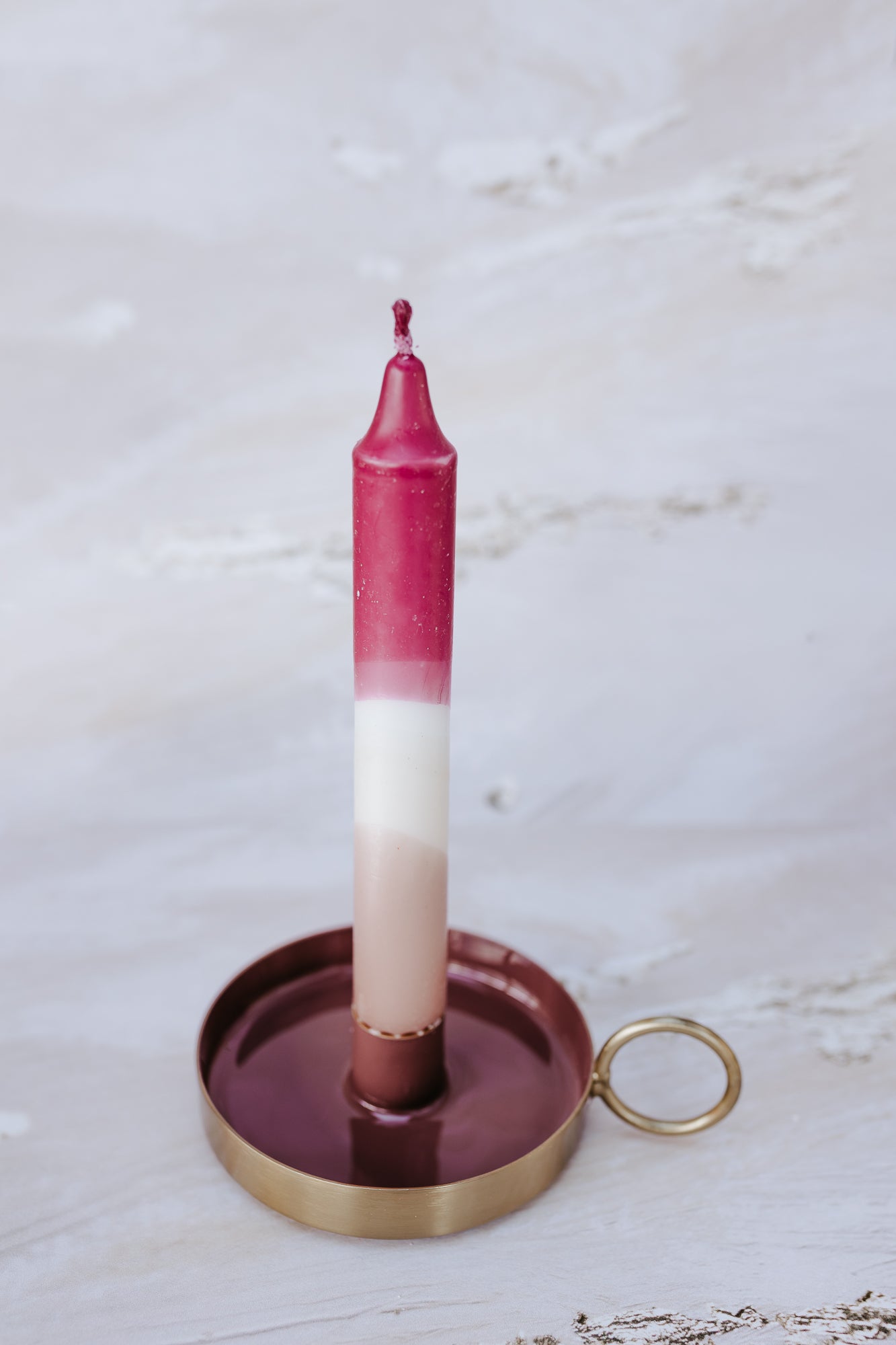 Kandelaar Vick - Goud/Roze