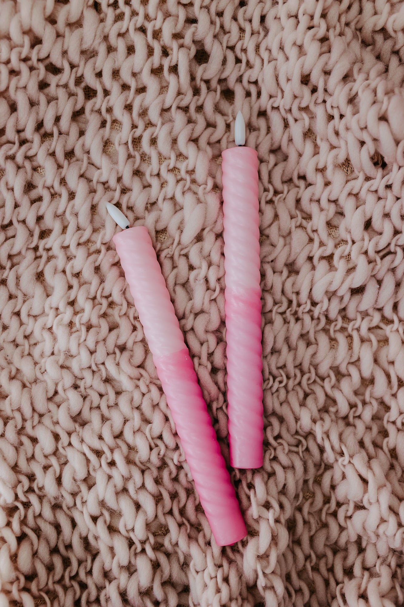 LED kaars - Roze
