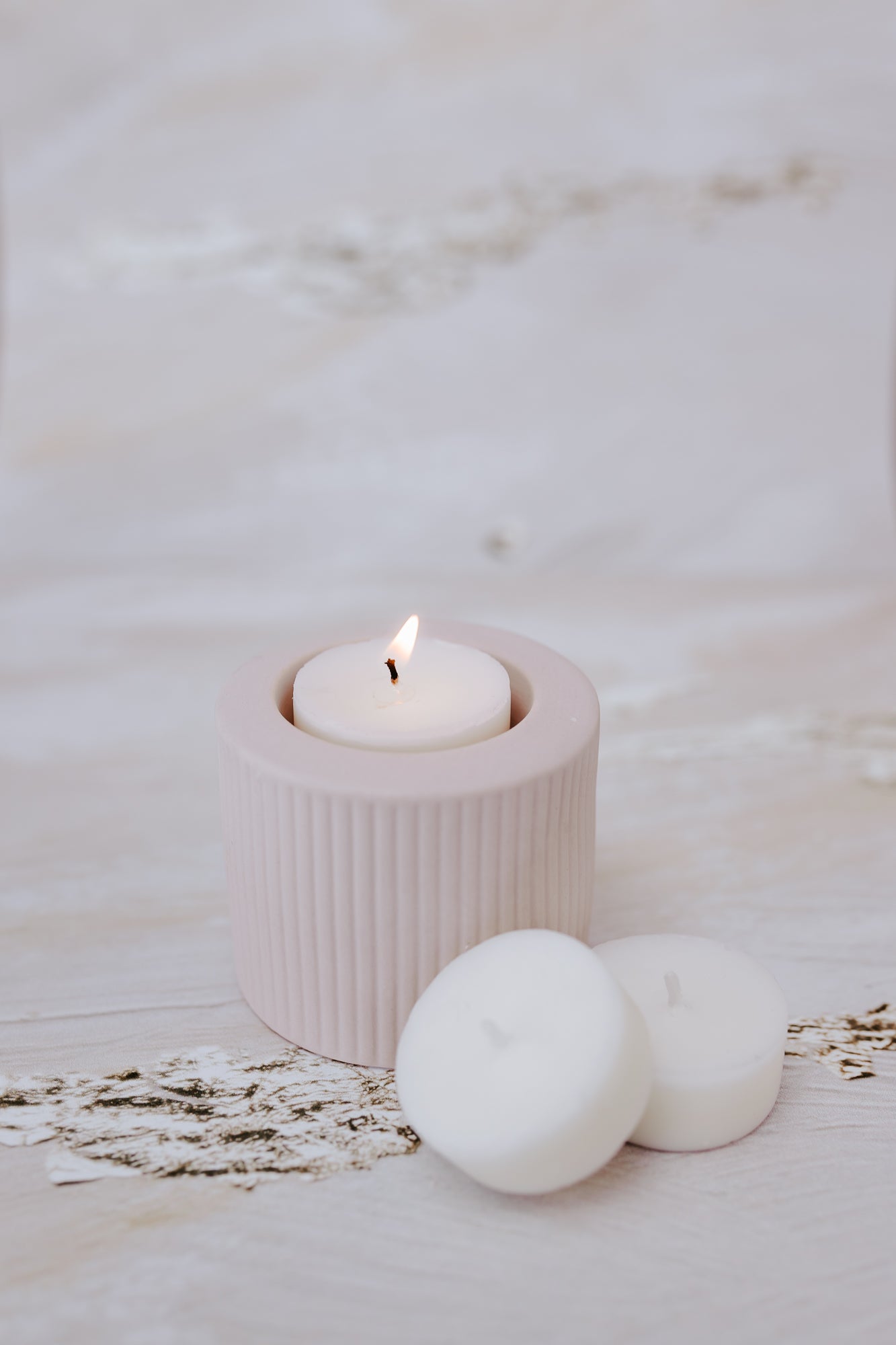 Waxinelichthouder Jula - Roze