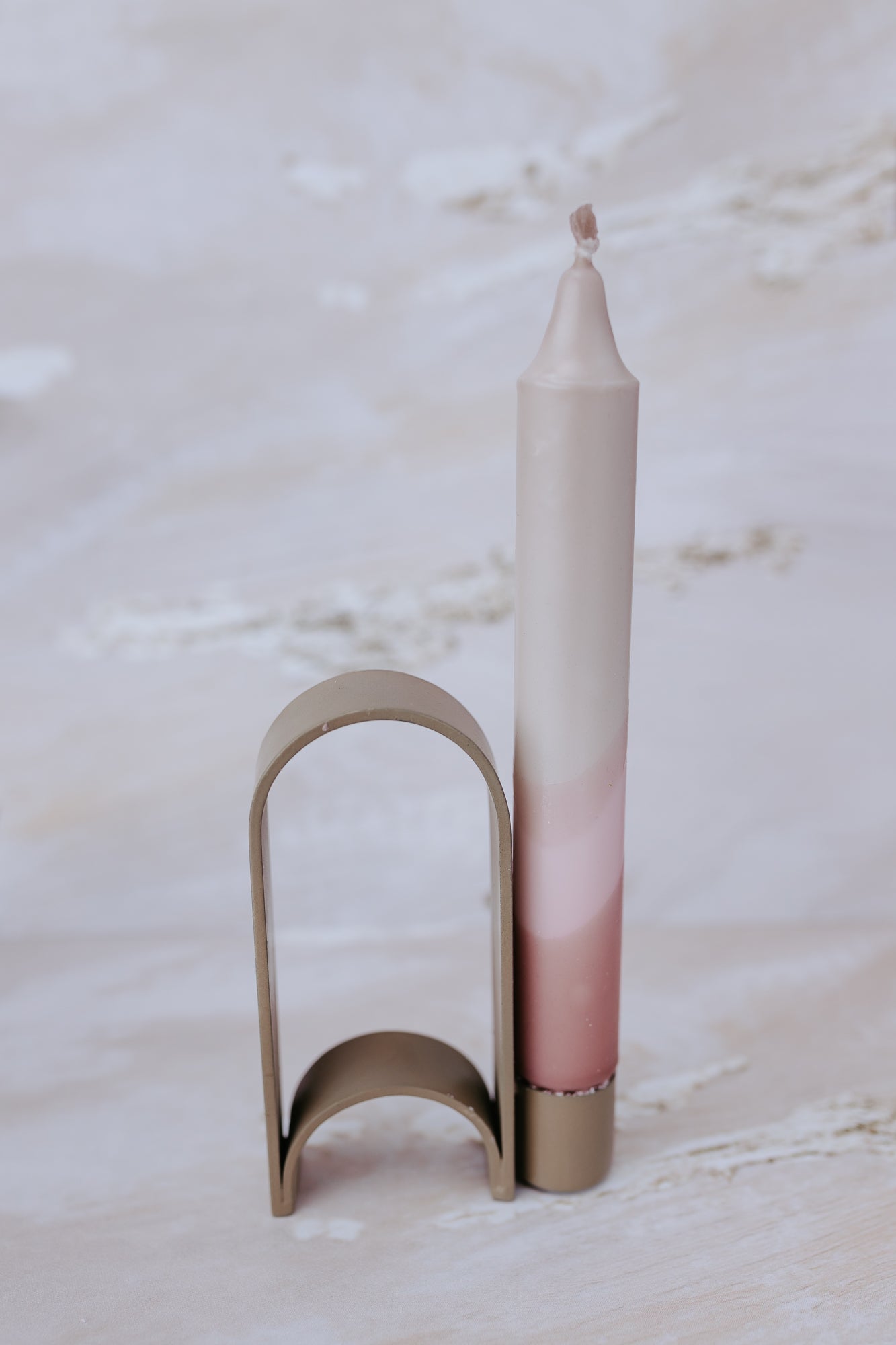 Kandelaar Keet - Beige/Goud