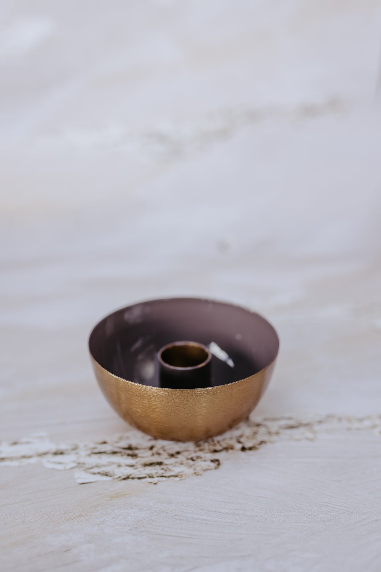 Kandelaar Kia - Goud/Taupe