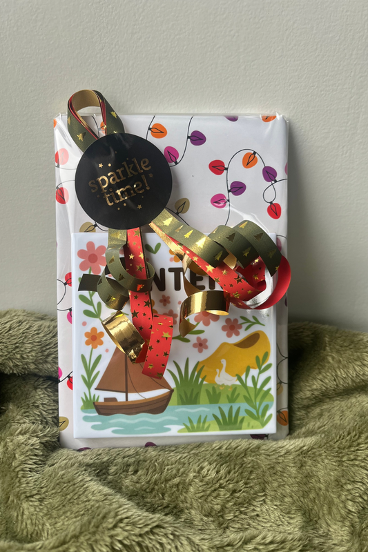 Kerstcadeau sparkle time - Tegeltje Enter
