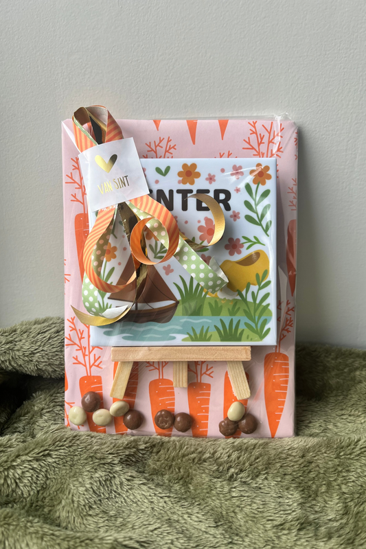 Sinterklaascadeau van Sint - Tegeltje Enter & houder