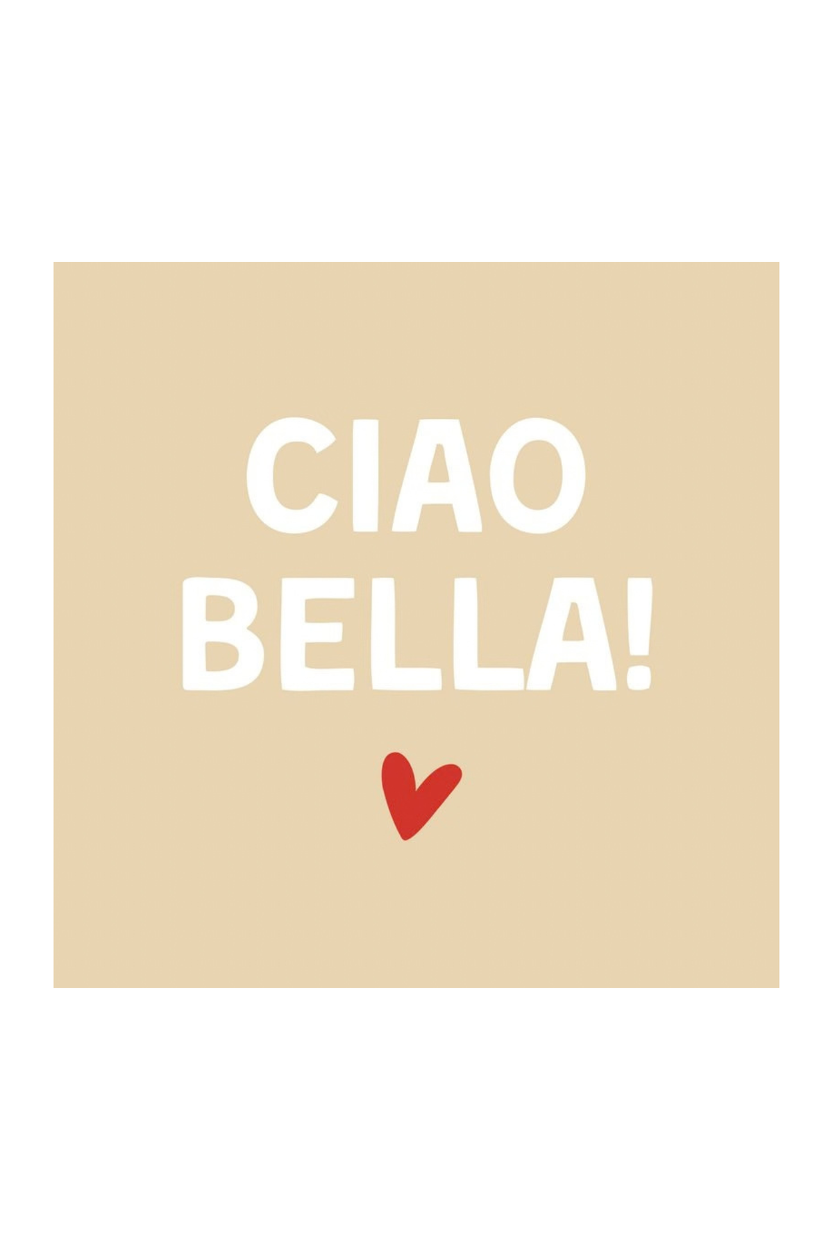 Forex tegeltje - Ciao bella!
