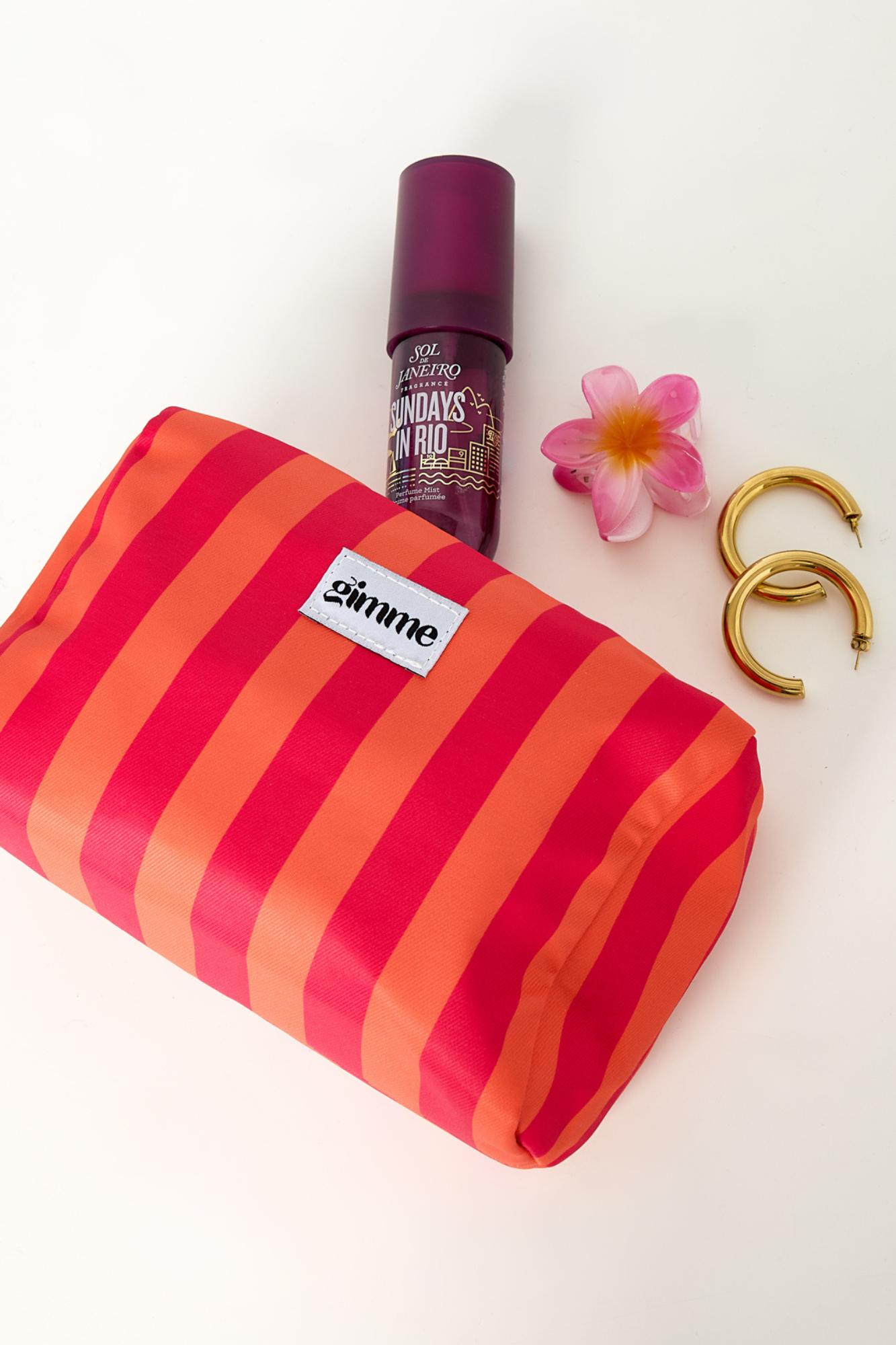 Make-up tas - Oranje/rood