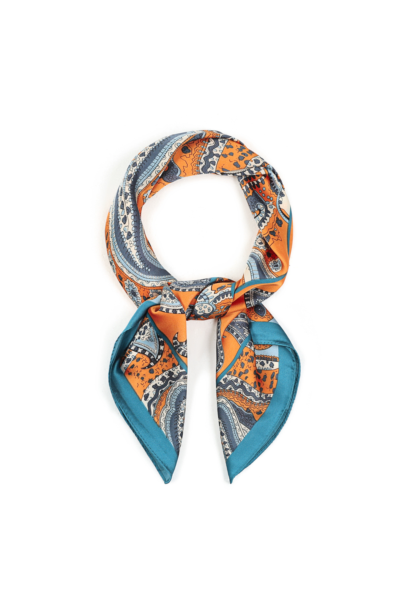 Sjaaltje - Oranje/blauw