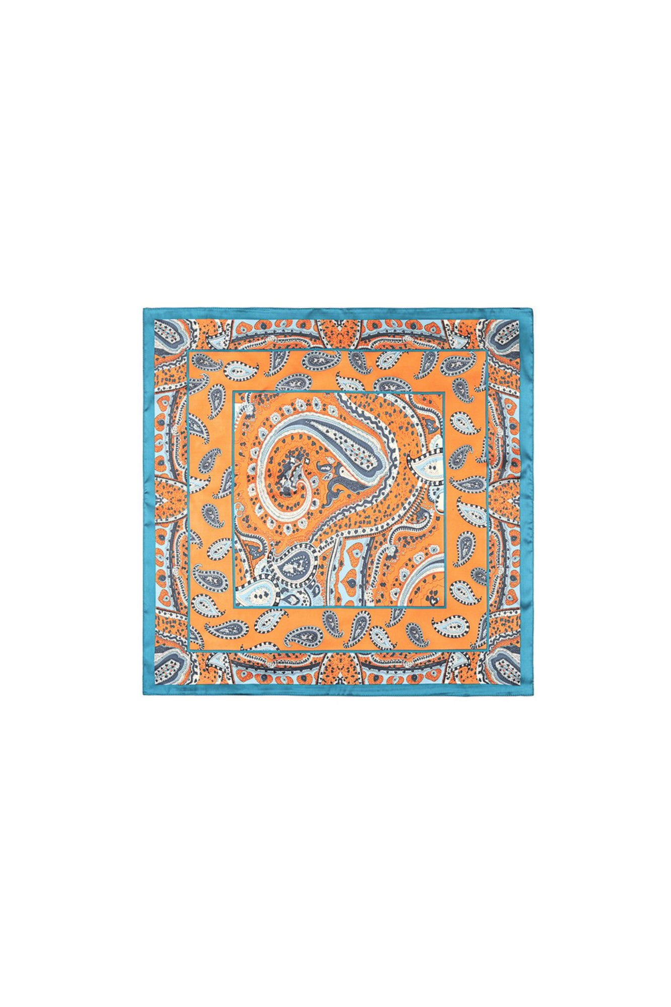 Sjaaltje - Oranje/blauw