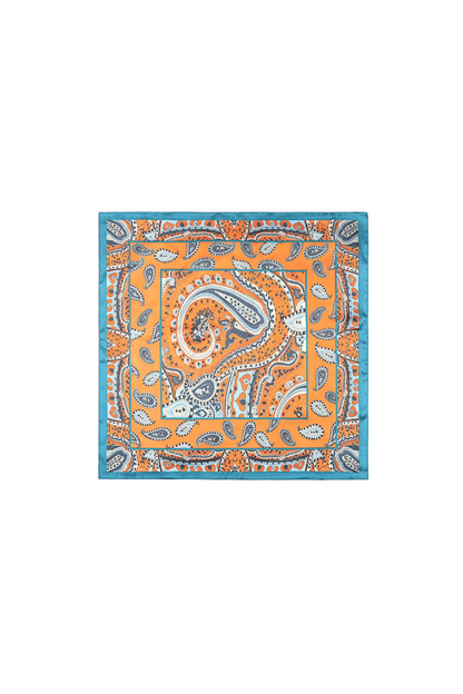 Sjaaltje - Oranje/blauw